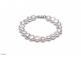 Bracelet - freshwater pearls, 7-8mm