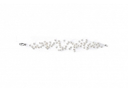 Bracelet - freshwater pearls, 4-4,5mm