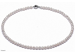 Necklace - freshwater pearls, 6-6,5mm